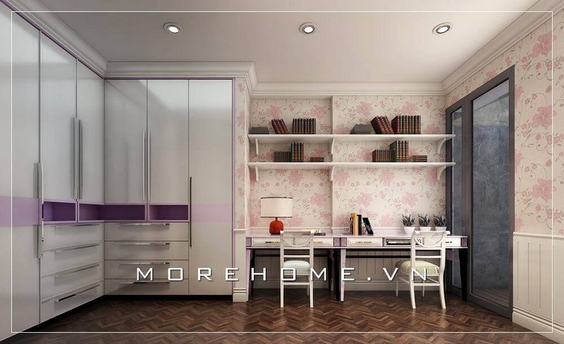 Tủ quần áo màu trắng